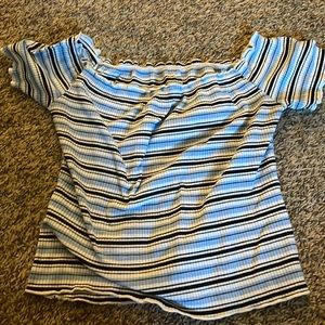 shein off the shoulder shirt